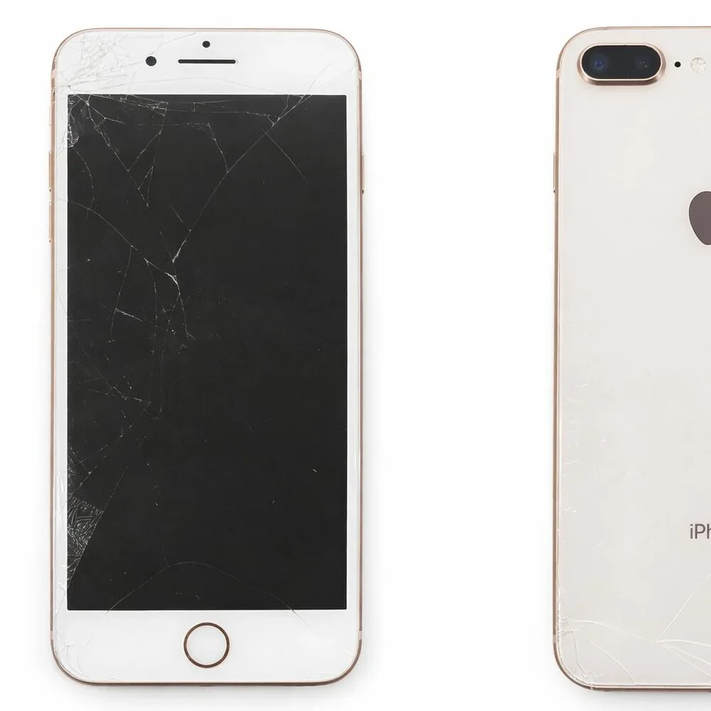Apple iPhone 8 Plus 64GB Gold Untested Cracked Screen + Charger